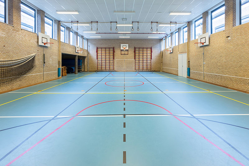 1950s Style Gymnasium